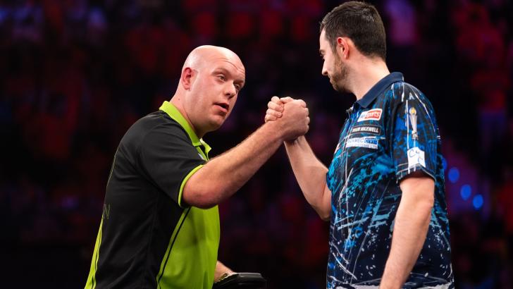 Michael van Gerwen and Luke Humphries.